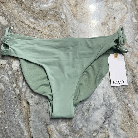 NWT Roxy Beach Classic Lace Up Bikini Bottom size XL - Picture 4 of 8
